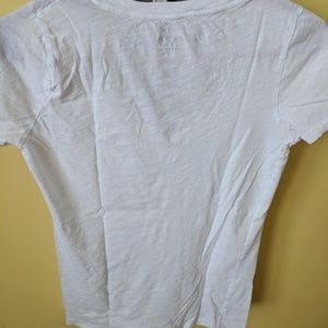 White vneck from JCrew